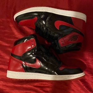 patent leather jordan 1s